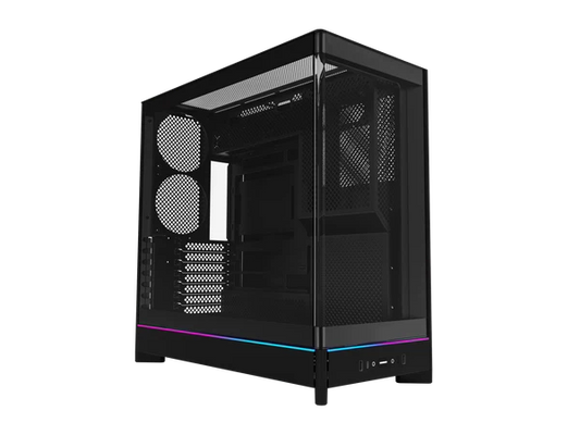 HS02 - Montech ATX Mid-Tower PC Case Gaming PC High-Airflow Reversible Layout