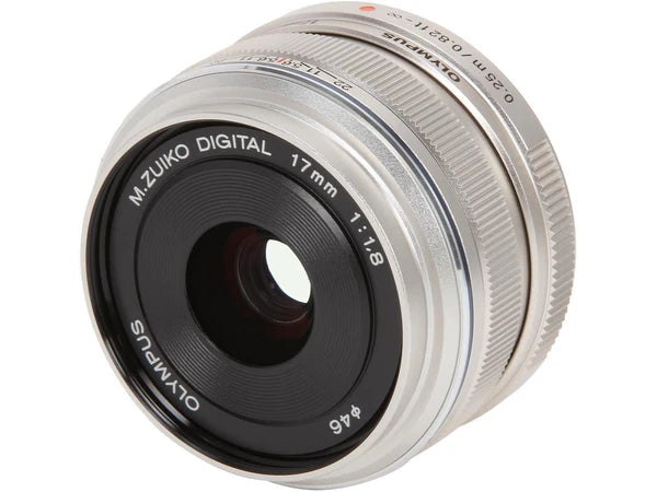 V311050BU000 - Olympus Compact ILC Lenses M.Zuiko Digital 17mm f/1.8 Lens Silver