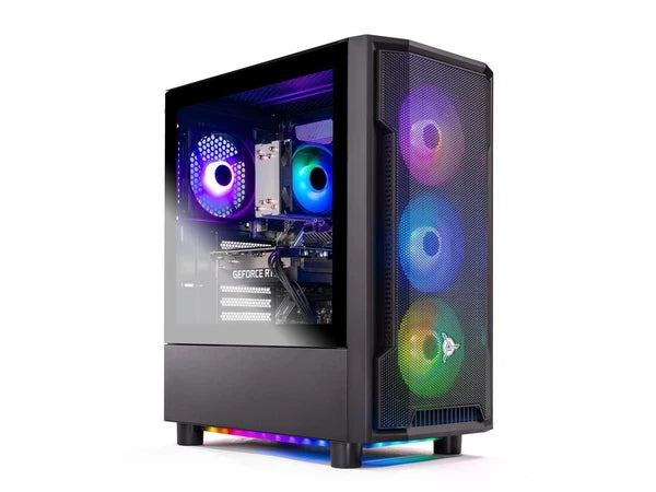 ST-SHADOW4-1557-B-WM - SkyTech Shadow Gaming PC Desktop Intel i5 12400F 2.5 GHz 4.4GHz Turbo NVIDIA