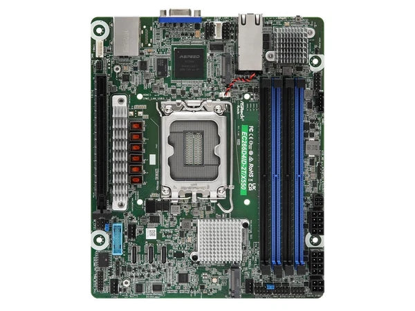 EC266D4ID-2T/X550 - ASRock rack Intel Xeon E-2400 Series and Intel Pentium Gold