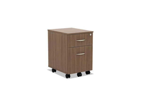 VABFWA - Alera Valencia Series Mobile File Pedestal 15.88w x 19.13d x 22.88h Walnut