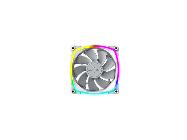 RX120PWMWHITE - Montech RX 120 ARGB Reversed Fan 1600PWM High-End Durability Silent PerforManila
