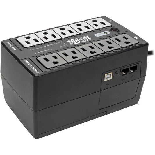 ECO550UPS - Tripp Lite UPS 550VA 300W Eco Green Battery Back Up Compact 120V USB RJ11