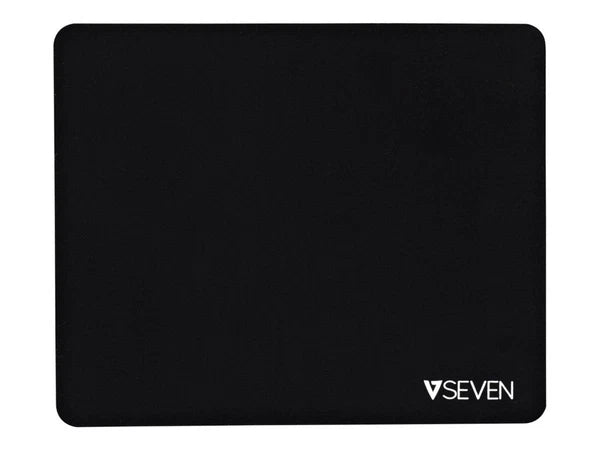 MP02BLK - V7 AntiMicrobial Mouse Pad Black Polymer treated surface anti-slip base
