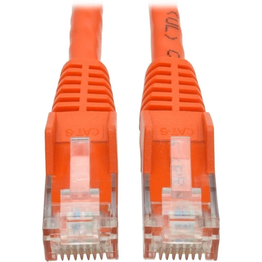 N201-015-OR - Tripp Lite 15ft Cat6 Snagless UTP Orange Molded Patch Cable