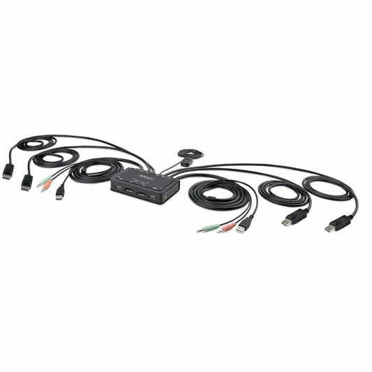 C2-DD46-UA2-CBL-KVM - StarTech 2-Port Dual-Monitor DisplayPort Cable KVM Switch