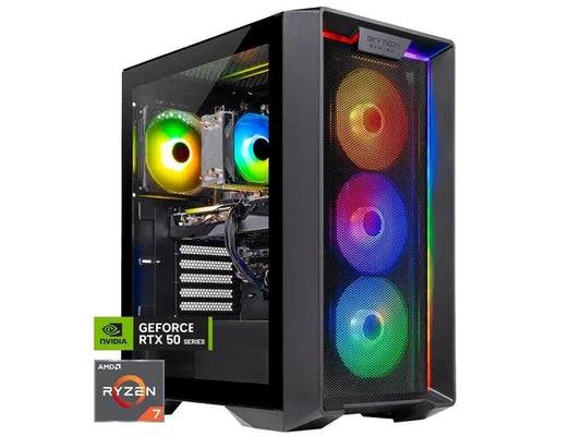 ST-NEBULA-1976-B-AL - SkyTech Nebula Gaming PC Desktop Ryzen 7 5700 3.7 GHz 4.6GHz Turbo NVIDIA RT
