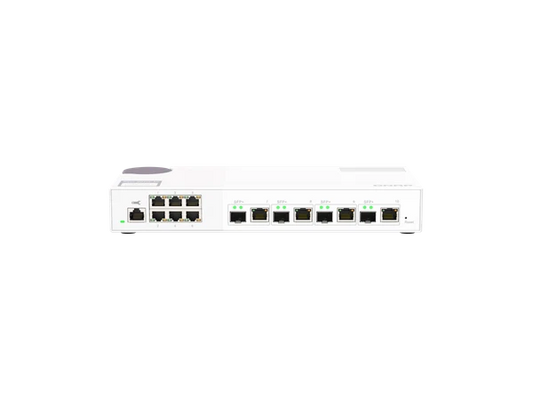 QSW-M2106-4C-US - QNAP QSW-M408S 6-port layer 2 managed switch. 6 x 2.5GbE 1G/100M ports