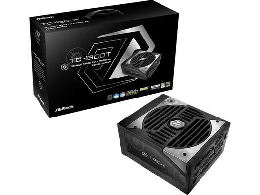 TC-1300T - ASRock 1300 W ATX3.1 & PCIe5.1 80 PLUS TITANIUM Full Modular