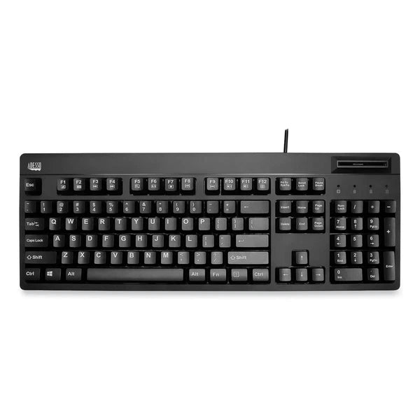 AKB-630SB-TAA - Adesso EasyTouch 630SB-TAA Smart Card Reader Keyboard