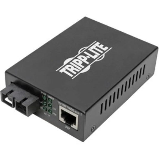 N785P01SCSM1 - Tripp Lite 2-Port SC Singlemode Fiber to Gbe Media Converter POE+