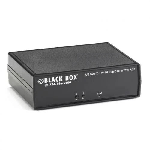 SW1040A - Black Box CAT6 A/B Switch Latching RJ45 Dry Contact Manual TAA Compliant