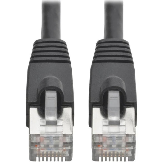 N262-001-BK - Tripp Lite Cat6a Snagless Shielded STP 10G PoE 1ft Patch Cable