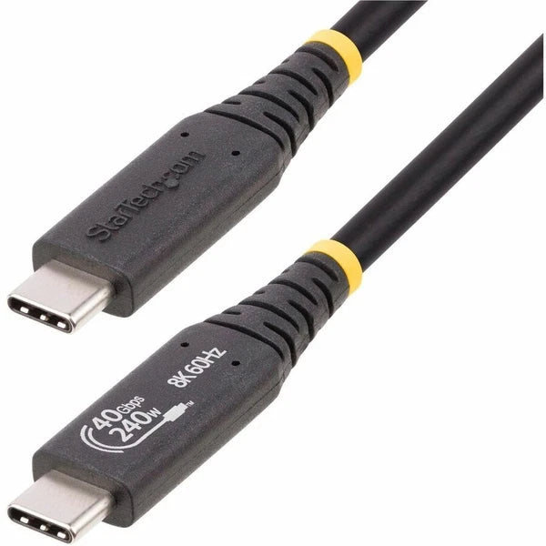 50C40GUSB4CABLE - StarTech 1.6ft USB4 Cable USB-IF USB-C Cable Cable