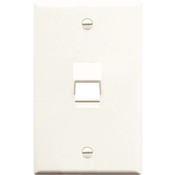 IC107DA1WH - ICC Faceplate 1 x Total Number of Socket White ABS Plastic