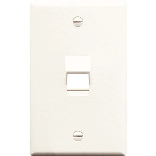IC107DA1WH - ICC Faceplate 1 x Total Number of Socket White ABS Plastic