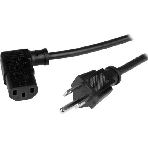 PXT101L3 - StarTech 3ft Computer Power Cord Nema 5-15p To Right-angle C13 18awg