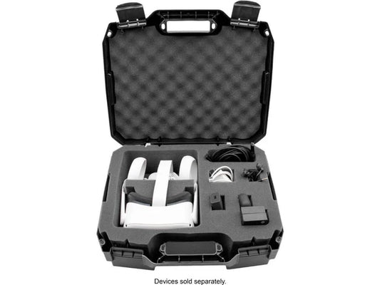 TAC17-OCS2 - Oculus Casematix Hard Shell Travel Case Custom Designed to fit Quest 2 VR Headse