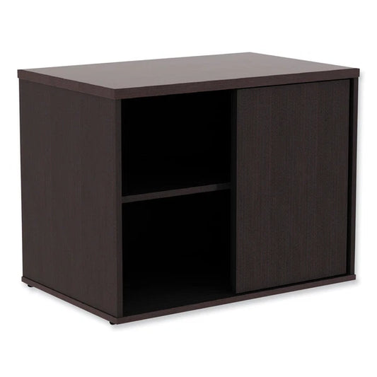 ALELS593020ES - Alera Open Office Low Storage Cab Cred 29 1/2w x 19 1/8d x 22 7/8h Espresso