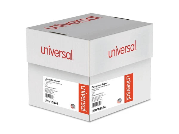 UNV15874 - UNIVERSAL OFFICE Multicolor Paper 4-Part Carbonless 15lb 9-1/2 X 11 Perforated