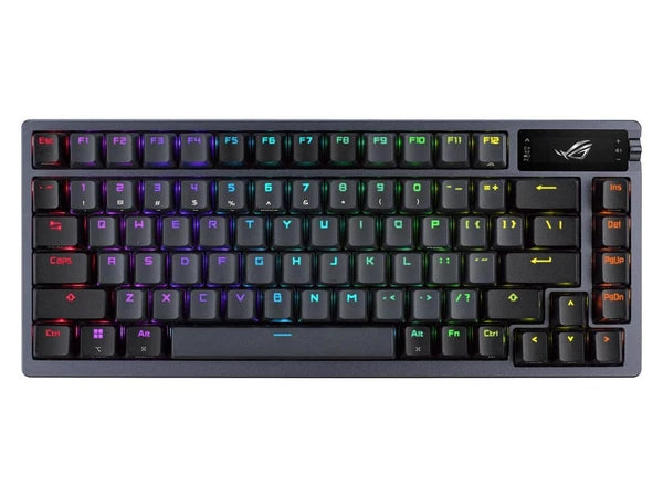 90MP031B-BKAA01 - Asus ROG Azoth 75 Wireless DIY Custom Gaming KeyboardOLED display Hot-Swappa