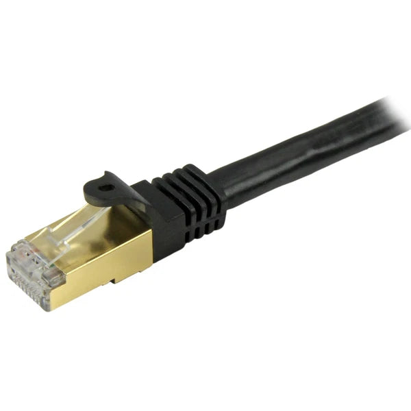 C6ASPAT3BK - StarTech 3ft Cat6a Patch Cable Shielded stp 10GB Snagless Cat 6a