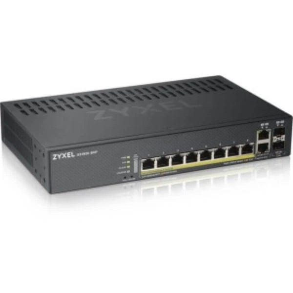 GS1920-8HPV2 - Zyxel 8-port GbE Smart Managed PoE Switch