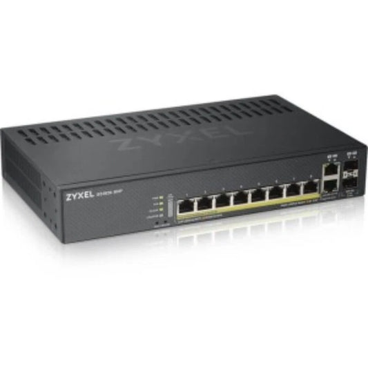GS1920-8HPV2 - Zyxel 8-port GbE Smart Managed PoE Switch