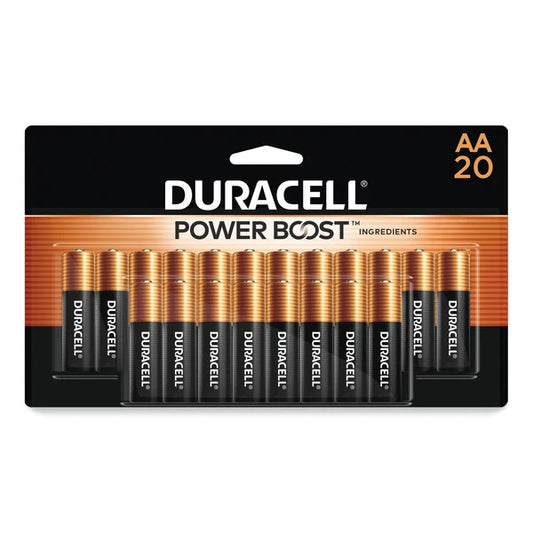 MN1500B20Z - Duracell Power Boost CopperTop Alkaline AA Batteries