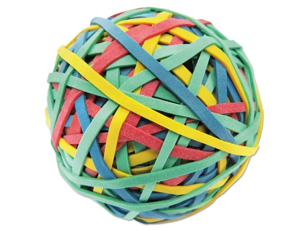 UNV00460 - Universal Rubber Band Ball 3" Size 2 3/4" Length 260 Bands