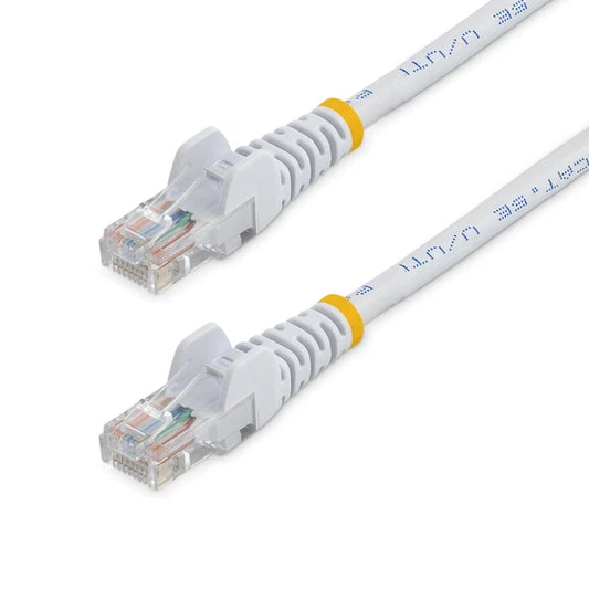 45PATCH15WH - StarTech 15ft Cat5e White Snagless RJ45 UTP Cat 5e Patch Cable