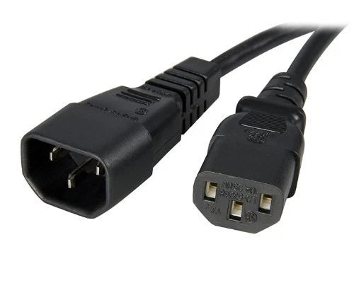 PXT1003 - StarTech 3ft Standard Computer Power Cord Extension 3ft
