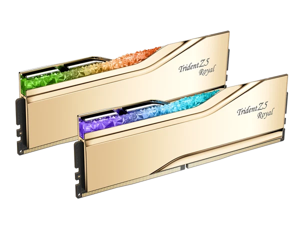 F5-6400J3039G16GX2-TR5G - G.Skill Trident Z5 Royal Series 32GB 2 x 16GB DDR5 6400MT/s Desktop Memory