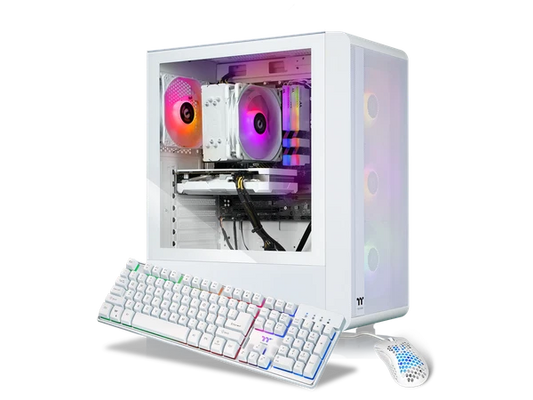 S2QT-B550-R66-LCS - Thermaltake LCGS Quartz R66 Gaming Desktop AMD Ryzen 5 5600 ToughRam DDR4 360