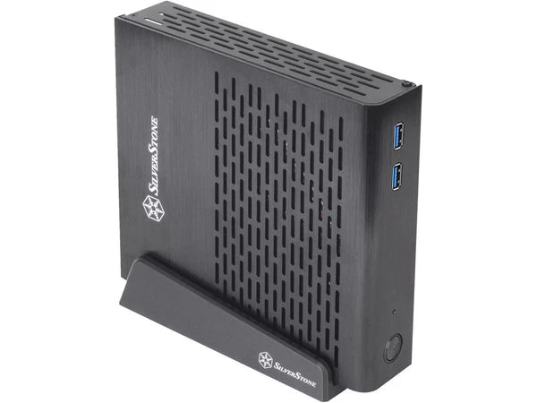 SST-PT13B-USB3.0 - SilverStone Petit Series PT13 Black Aluminum Top Cover Steel B
