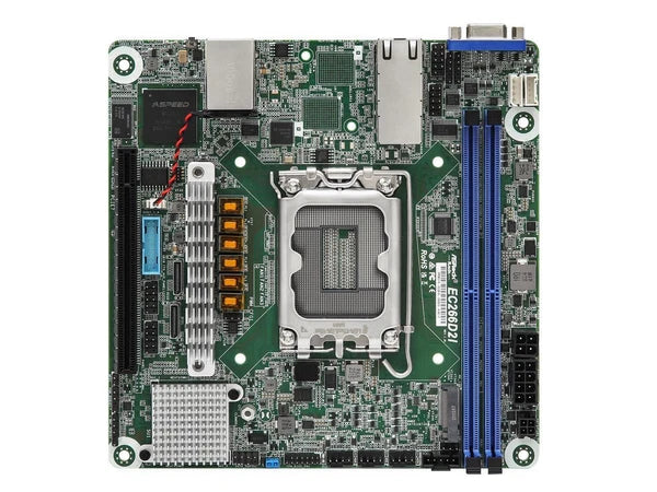 EC266D2I - ASRock Rack Server Motherboard Mini-ITX 2x 1GLan Single Socket V1