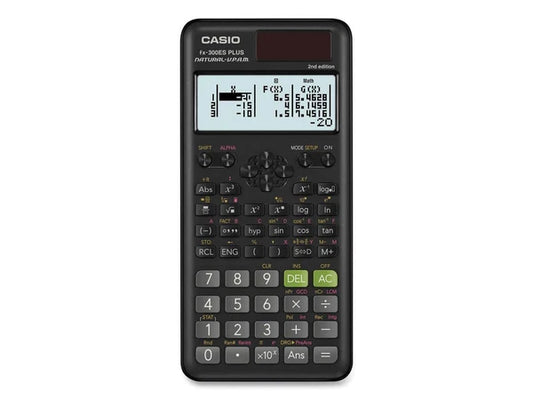 FX-300ESPLS2-S - Casio FX-300ES Plus 2nd Edition Scientific Calculator 16-Digit LCD Black