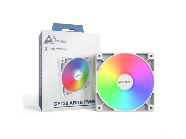 RX120-3IN1W - Montech RX 120MMPWM Reverse FanSilent PerformanceHigh Speed 1600PWMH
