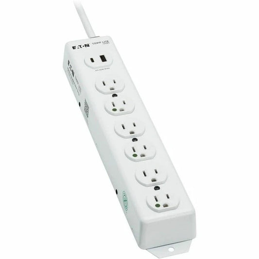 PS606HGUSB - Tripp Lite Safe-IT UL 1363 Medical-Grade Power Strip 6 Outlets 6-Ft Cord