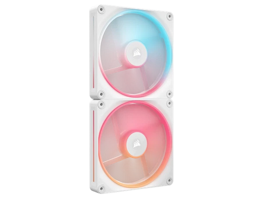 CO-9051056-WW - Corsair iCUE LINK LX140-R RGB 140mm PWM Reverse Fans Starter KitWhiteRever