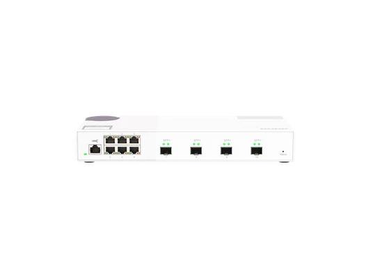 QSW-M408S - QNAP 6-port layer 2 managed switch. 6 x 2.5GbE 1G/100M ports