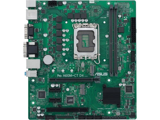 H610M-CT - Asus H610 Chipset Socket LGA-1700 D4-CSM Desktop Motherboard