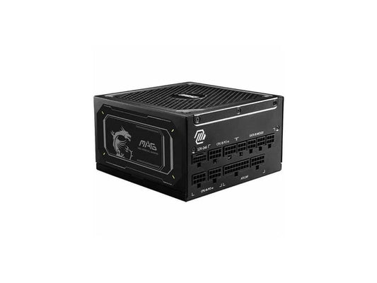 MAGA1000GLPCIE5II - MSI MAG 1000W Power SupplyInternal120 V AC 230 V AC Input1000