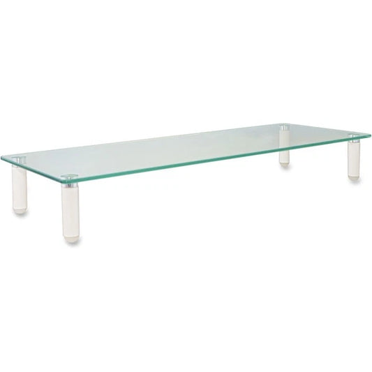 MS370 - Kantek Glass Monitor Riser/Desk Shelf