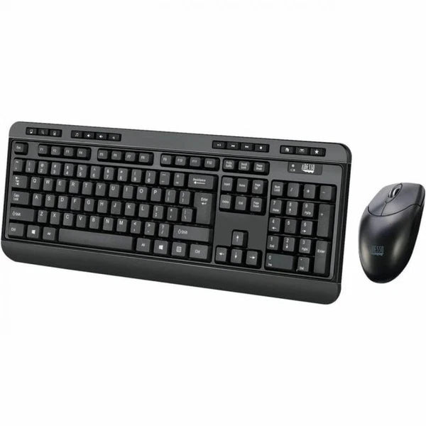 WKB-1320CB-TAA - Adesso AntiMicrobial Wireless Desktop Keyboard & Mouse