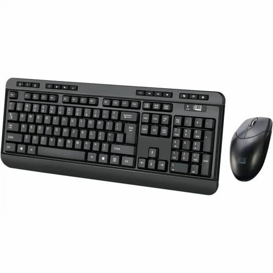 WKB-1320CB-TAA - Adesso AntiMicrobial Wireless Desktop Keyboard & Mouse