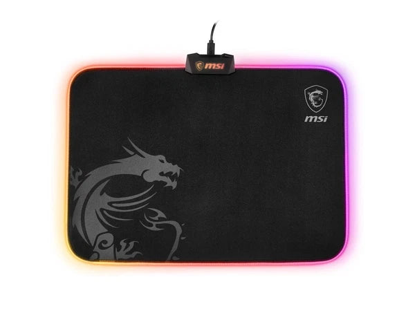 J02-VXXXXX5-D22 - MSI AGILITY GD60 RGB Mouse Pad 15" x 11" Micro-Textile Surface Natural Rubb