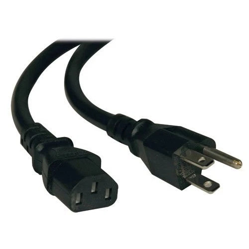 P006-015 - Tripp Lite 15ft 5-15P to C13 10A 18AWG Computer Power Cord Cable