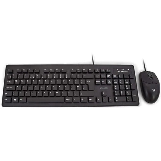 CKU700US - V7 Washable AntiMicrobial Keyboard & Mouse Combo