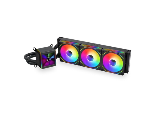 GA2ALCD36INB - Lian Li Galahad II LCD SL-INF 360 Black Liquid Cooler